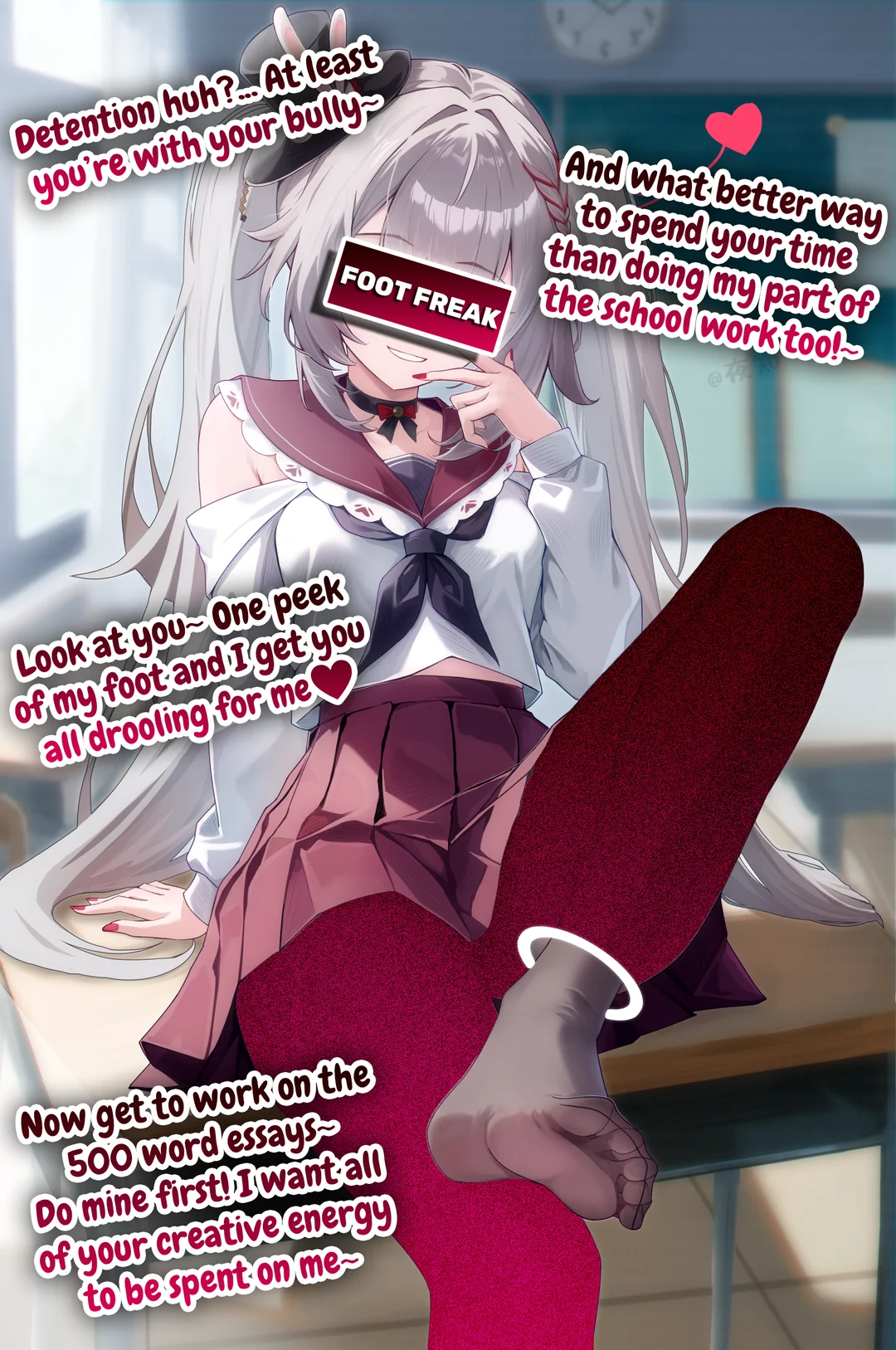 Sparxie's Homework Slave Gets Cucked~